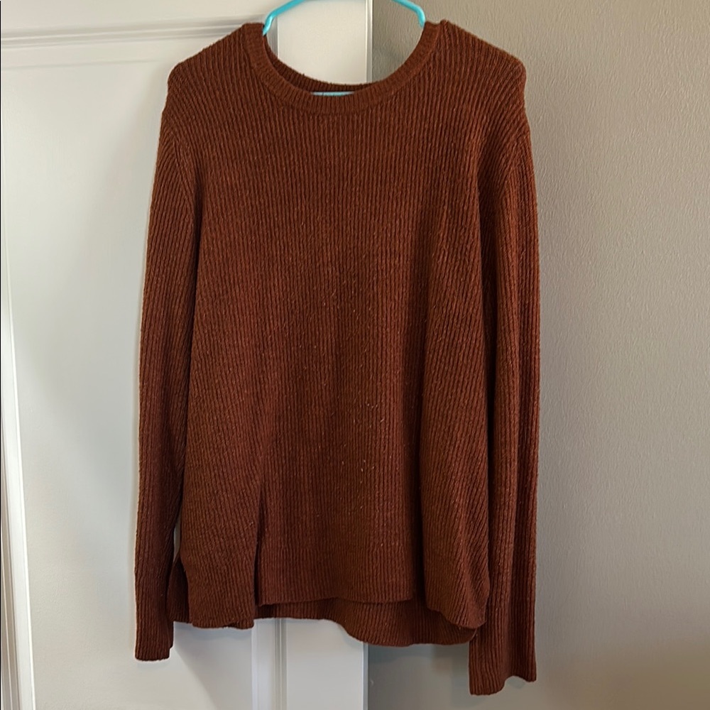 Old Navy Brown Crew Neck Sweater